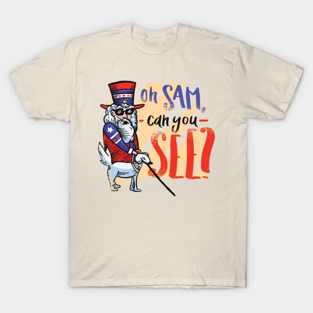 4th of July Uncle Sam T-Shirt by BlaseCo